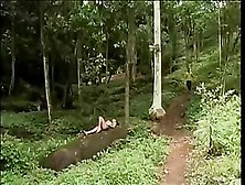 Sexy Tranny Gets Outdoor Fuck