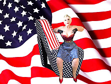 Granny America's Stick,  Lick & Dick Patriotic Cums & Creampie 07042024 Cams16M