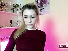 Perfect Big Boobs Petite Skinny Blonde Teen Teasin