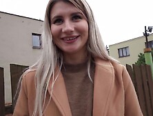 Public Agent Cute Blonde Flashes Her Perky Titties For Cash And Fucks Huge Cock In A Basemant