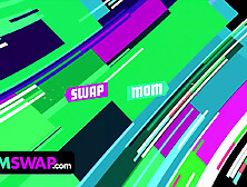 Mom Swap - Massive Assed Attractive Step Moms Dominate And Fuck Their Mischievous Step Sons On The Couch