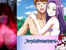 Overweight gal with large bazookas watching Comics - Oide yo Mizuryuu-kei Land Ep1