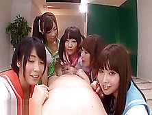 Japanese College Girls Provoke Their Teacher