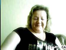 BBW Russian Marina's Skype Session - Blowjob & Tit
