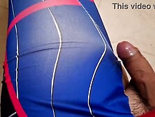 Chubby Butt Transsexual Dva Jerking Her Knob Off and Jizz flow after Anal Masturbation