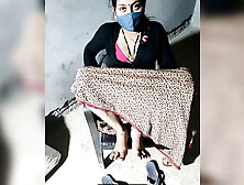 Indian sweet mom masturbating with dildo and fingering with kinky talking