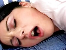 Alluring hoochie's brunette clip