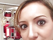 Her oil massage made her so horny that she needed two cocks