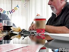 Horny Grandpa's Celebrate One Of Their Birthdays In A Steamy Way