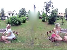 Czech Vr Fetish 203 - Amicable Outdoor Pissing