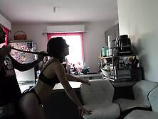 Ravishing Masked Female Pet Gets Trained and Learns to Take Everything