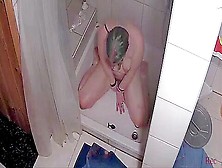 Caught In The Shower Masterbating