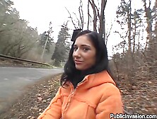 Hot Amateur Bimbo Fucks Large Cock Outdoors Pov