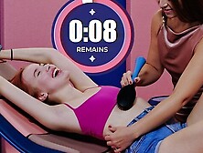 Tickling Feet Fetish Girls - Giggly Girl Megan Murkovski Challenges Her Tickle Limits With Sabina