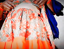 Pinky's lovely pussy is burning in the fire of passion, it needs a strong cock that should go inside the pussy