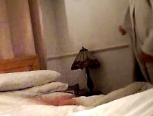 Milf caught on cam jerking him off and getting fucked