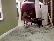 Excited ebony playgirl craves to smack his white jock