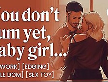 ASMR Audio Porn: Male Daddy Dom Edges His Coworker in the Office – Climax Control & Hidden Public Sex – Erotic Audio Roleplay fo