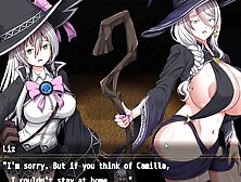 A Witch of Eclipse - Being defeated in a cave full of monsters