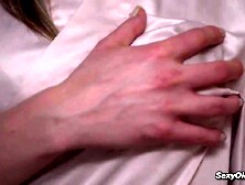 Hawt and wicked playgirl Sarah Smith gets lewd whilst watching her step garndpa Harry undressed in couch then jumps in daybed an