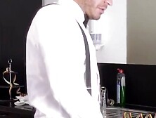 Blonde Bombshell Seduces Older Man In Erotic Roleplay Scenario