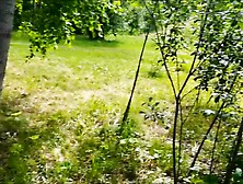 Public Threesome at the Сity Park: Stranger Joined a Blowjob