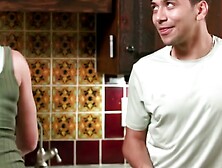 UNLADDED StepDad Cory Chase Shows Shy StepSon The Ropes,  Ends Up Getting RAMMED BY STEPSONS WET PUSSY!