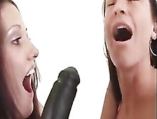 Hailey Fucking Alissa With A Big Black Brutal Dildo