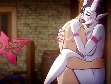 demon cutie asks to be drilled by the priest