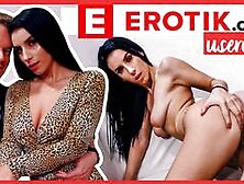 Black-haired Nelly Kent needs dick so badly! (English)