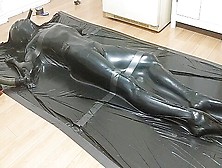 Self Bondage Homemade Vacbed