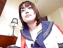 A 19-year-old Girl With A Short Cut Who Loves Her