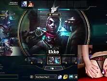 Gamer Girl In Giving The Vibrating Buttplug Another Chance League Of Legends #15 Luna