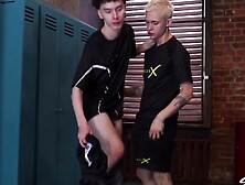 Blonde Twink Fucks His Boyfriend After Getting A Nice Blowjob