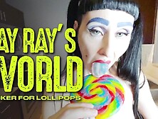 RAY RAY XXX Gets weird with some Candy before masturbating