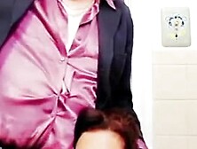 Fully clothed Italian Milf in SatinoBlouseith the Satin King