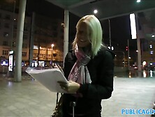 Publicagent Blond Bangs Stranger At Home