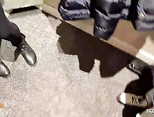German Teen Lia Louise and BGF - Real Sex in Public Mall Fitting Room