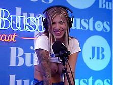 Better than her toys! MollySmith squirts all over the Sybian machine on Juan Bustos Podcast