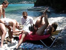 Public Beach Orgy
