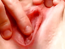 Lovable Teen Is Gaping Spread Vagina In Close Up And Getting