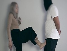 Barefoot Ballbusting