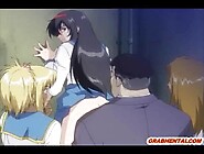 Busty hentai nurse hard poking from behind