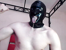 Latex Mask Master Will Feed You,  Big Cum Load,  Domination