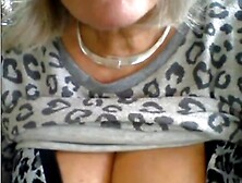 Granny's Big Tits On Webcam