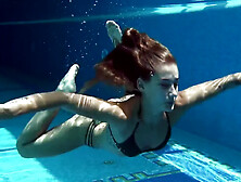 Blonde Perfect In Tiffany Round Booty Teen Swims Underwater And Undresses (18+)