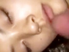 Cum On Mouth Sleeping Girlfriend