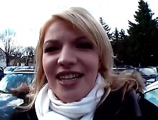 Blonde Milf With Tied Hands And Feet Sucks Cum On A Big Cock