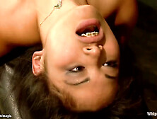 Blonde Rough Anal Fucks Bound Oriental