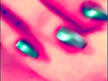 Shelby giving herself multiple orgasms anew with squirting